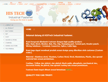 Tablet Screenshot of indonesiafastener.com